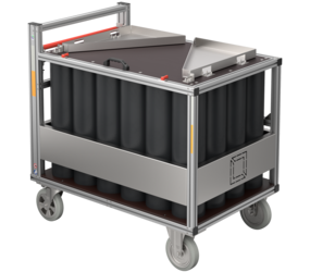 Transport lock w. RC oxygen canisters opened | © MUNK GmbH