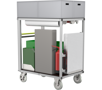Conteneur roulant Chauffage de tente | © MUNK GmbH