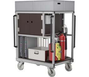 Conteneur roulant pour protection respiratoire | © MUNK GmbH