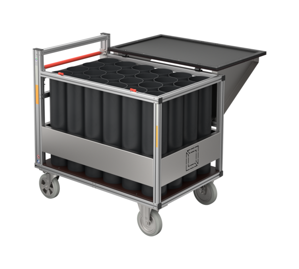 Transport lock w. RC oxygen canisters | © MUNK GmbH