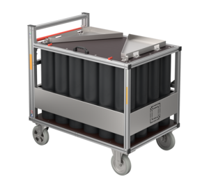 Transport lock w. RC oxygen canisters opened | © MUNK GmbH