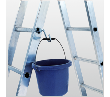 Bucket hook f.edged step and run ladders, built-in | © MUNK GmbH