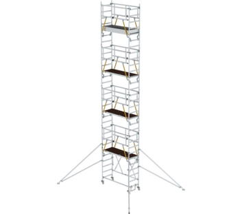 Échaf. pliant SG 1,80x0,75 m, av stab., ht. PF 7,96 m | © MUNK GmbH