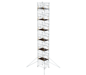 Fold. scaff. SG 1,80x1,35m w. outr,. pf H=11,88m | © MUNK GmbH
