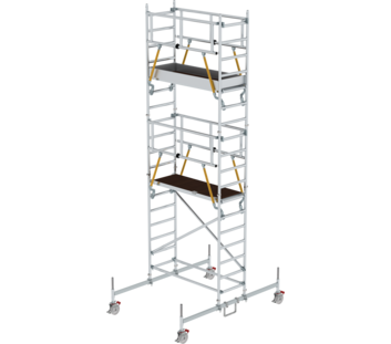 Fold.scaff. SG 1,80x0,75 m, w. chass.bar, pf H=4,66 m | © MUNK GmbH