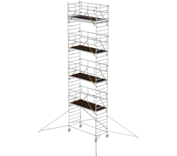 Mob. scaff SG 3,00x1,35 m w. outr. & db.pf, pfh 9,51 m | © MUNK GmbH