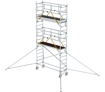 Échaf. roulant SG av stab 2,45x0,75 m, haut. PF 4,47 m | © MUNK GmbH