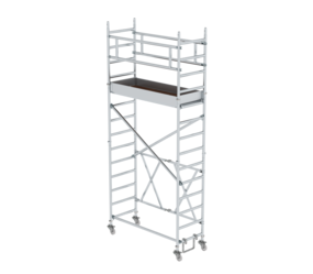 Échafaudage pliant 0,75x1,80m, hauteur PF 2,80m | © MUNK GmbH