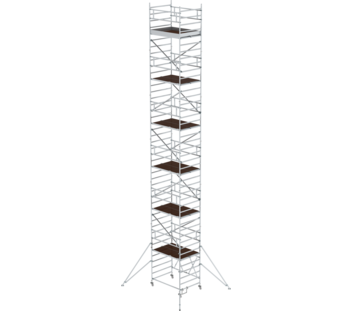 Échaf. pliant 1,35x1,80m, haut. PF 11,80m | © MUNK GmbH