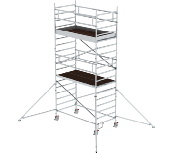 Folding scaff. 1.35x2.45m Outr.&double pf, pf H=4.35m | © MUNK GmbH