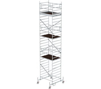 Folding scaff. 1.35x1.80m, Chass. bar & double pf, pf H=7.45m | © MUNK GmbH