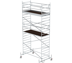 Folding scaff. 1.35x3.0m Chass. bar & double pf, pf H=5.45m | © MUNK GmbH