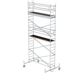 Mob.scaff. 0.75x3.0m chass.bar,pf H=5.45m | © MUNK GmbH