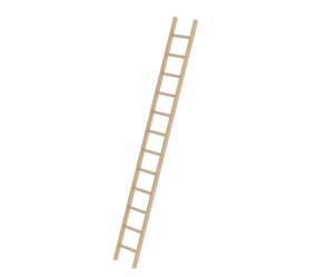 Straight ladder wood w/o stabiliser, 12 rungs | © MUNK GmbH