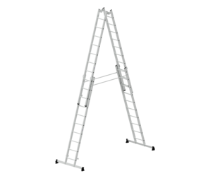 Double-sided ladder 4-sec.w.nivello stab. 4x10 rgs | © MUNK GmbH