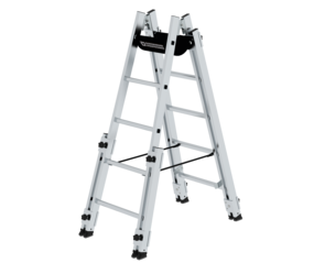 Alu. double-sided ladder, 2x5 rungs | © MUNK GmbH