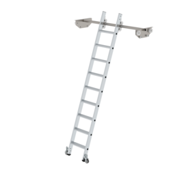Shelf ladder mobile for double shelf, 9 steps | © MUNK GmbH
