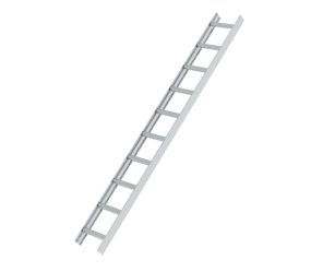 Roof ladder, natural aluminium, 10 rungs | © MUNK GmbH