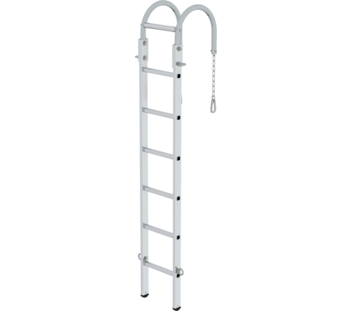 Sprossen-Mast-Hängeleiter, 2,14m, 6 Sprossen | © MUNK GmbH