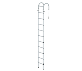 Sprossen-Mast-Hängeleiter, 3,26m, 10 Sprossen | © MUNK GmbH