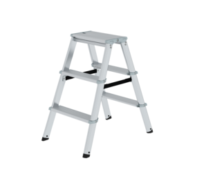 ML double-sided step ladder, 2-sided acc., 2x3 st | © MUNK GmbH