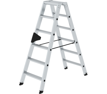 Double-sided step ladder, 2-sided access,2x6 steps | © MUNK GmbH