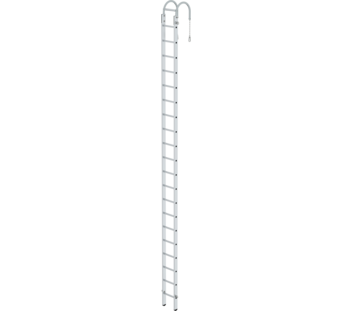 Sprossen-Mast-Hängeleiter, 6,06m, 20 Sprossen | © MUNK GmbH