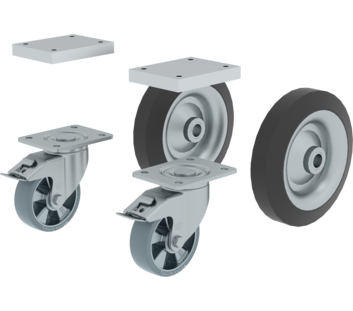Electrically conductive castors for tanker ladders | © MUNK GmbH