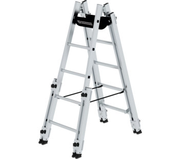 Alu. double-sided ladder, 2x5 rungs | © MUNK GmbH