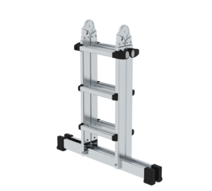 Telescopic ladder 4-sec. with stabiliser, 4x3 rgs | © MUNK GmbH