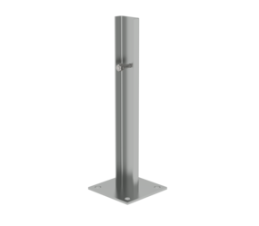 Foot plate for floor installation, galv. steel | © MUNK GmbH