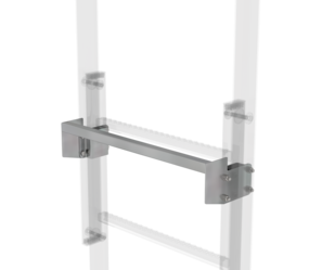 Exit step galv.st. 520x100mm, 100mm clearance | © MUNK GmbH