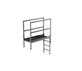 Roof parapet bridge st. steel length 1600mm  | © MUNK GmbH