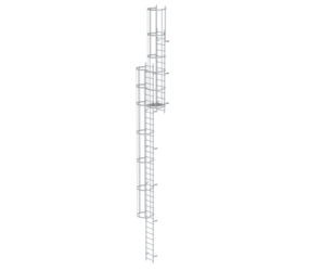 Multi.fl.vertical ladder w.bk prot.anod.alu.12.96m | © MUNK GmbH