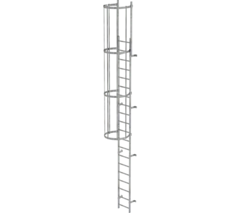 Sing.fl. vertical ladder w.bk prot.gal.st.6.80m | © MUNK GmbH