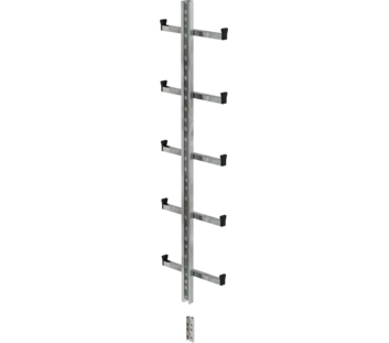 Einholmleiter Stahl-verzinkt Länge 1,40m,  | © MUNK GmbH