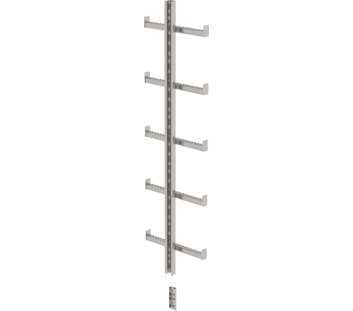 Einholmleiter Edelstahl Länge 1,40m,  | © MUNK GmbH