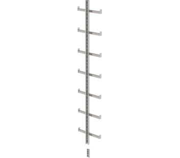 Einholmleiter Edelstahl Länge 1,96m,  | © MUNK GmbH