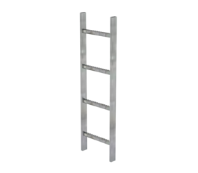 Shaft ladder, galv. st., 300 mm clear width 4 rgs | © MUNK GmbH