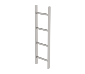 Shaft ladder, st.stl. V4A, 300 mm clearance 4 rgs | © MUNK GmbH