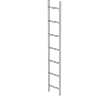 Shaft ladder, st.stl. V4A, 300 mm clearance 7 rgs | © MUNK GmbH