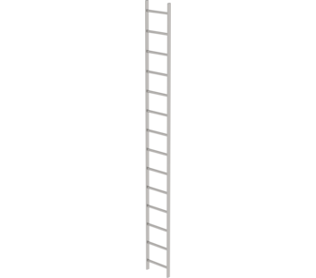 Shaft ladder, st.stl. V4A, 400 mm clearance 14 rgs | © MUNK GmbH