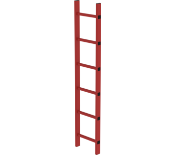 Shaft ladder RFG 300 mm clear width, 6 rungs | © MUNK GmbH