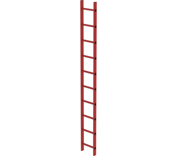 Shaft ladder RFG 300 mm clear width, 10 rungs | © MUNK GmbH