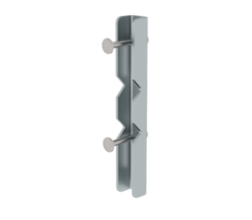 Rail fastening for stirrup irons, galvanised steel | © MUNK GmbH