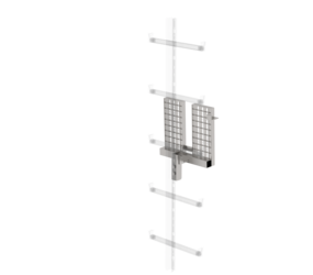 Hinged rest pf, st.st. for att. to 1-rail ladd. | © MUNK GmbH