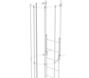 Back prot. hoop strut 3000 mm long, galv. steel | © MUNK GmbH