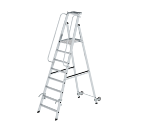Platform ladder with castors and handle , 8 st | © MUNK GmbH