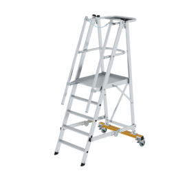 Platform ladder, folding and mobile, 5 steps | © MUNK GmbH