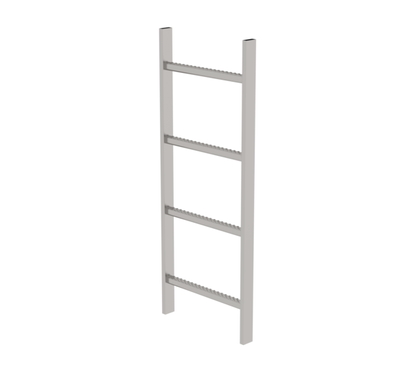 Shaft ladder, st.stl. V4A, 400 mm clearance 4 rgs | © MUNK GmbH